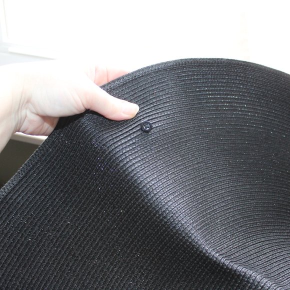Women\'s Foldable Extra Wide Brim Hat - Black - NEW main image 7